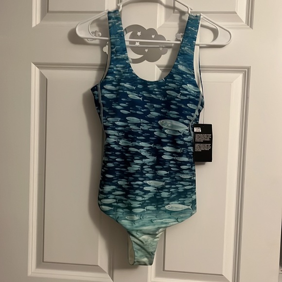 NWT CLARK 🐟UNDERWATER 🎣HURLEY 🐠 SWIMSUIT 🩱 BATHING SUIT 🫶🏼SMALL - Picture 6 of 12